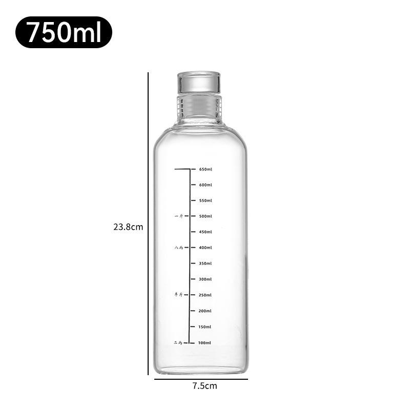 Кружка из высокоборосиликатного термостойкого стекла в стиле Xiaohongshu для воды, сока или колы