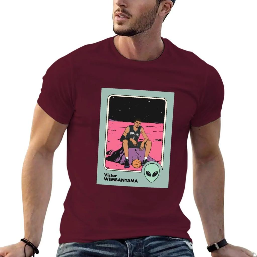 Victor Wembanyama X Dr Unisexhattan Vintage Trading Card Tshirt Sports Fans Designer Shirts Outfits For Unisex