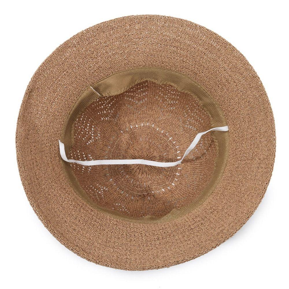 Дышащая шляпа-ведро с козырьком из плетеной ткани, новая пляжная кепка для путешествий на открытом воздухе