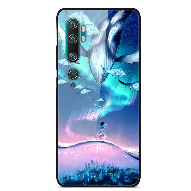 Роскошный чехол-кейс для Xiaomi mi Note 10 Pro Чехол из закаленного стекла Силиконовый чехол для телефона для Xiaomi Redmi Note 10Pro 10 Pro Чехлы