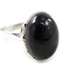 Silver Onyx 'Charms' Ring