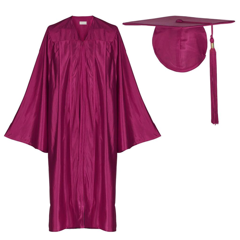 2026 Graduation Gown And Cap Set Unisex Robe With Tassel For High School College Teachers And Students Celebration Ceremony Suit