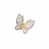 Cute Zinc Zinc Alloy Korean Rhinestone Grasping Clip Hair Accessories Pearl Hair Clip Butterfly Hair Claw