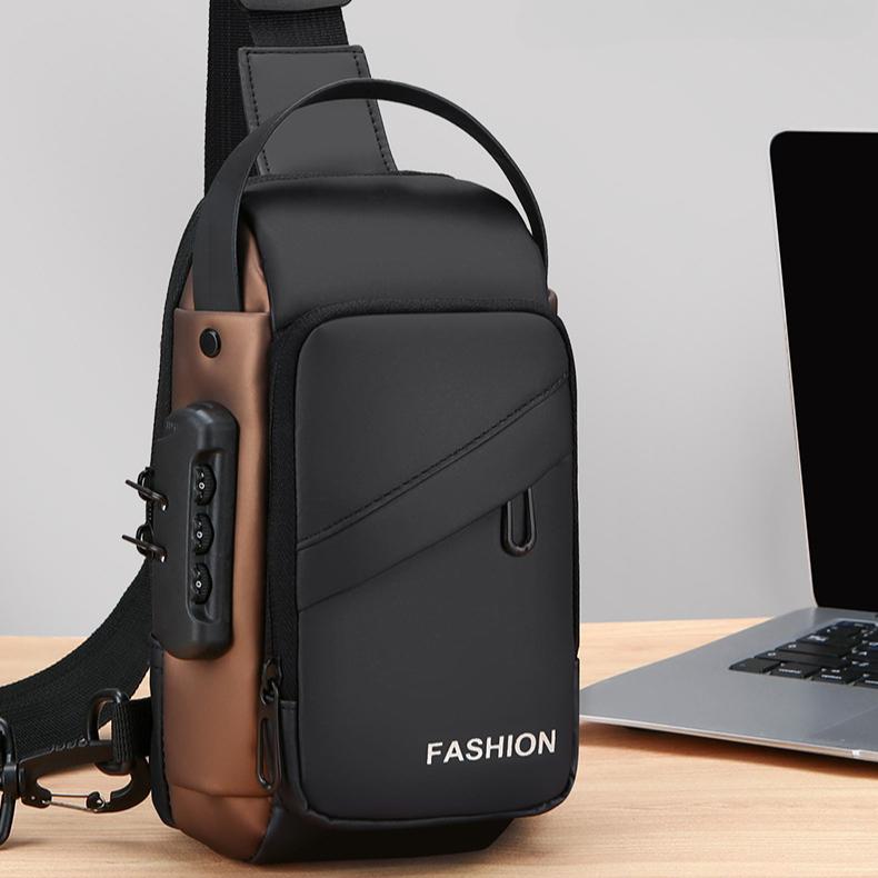 2025 Новая мужская сумка через плечо, повседневная нагрудная сумка, простая поясная сумка, диагональная сумка на плечо