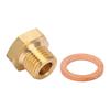 Pressure Temperature Gauge Sender Adapter 18in NPT To M14x1.5 Male Universal for Car