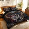 Tokyo Ghoul Pattern Bedding Quilt Set Quilt Cover Pillowcase Home Birthday Gift(1 * duvet cover + 2 * pillowcase, without core)