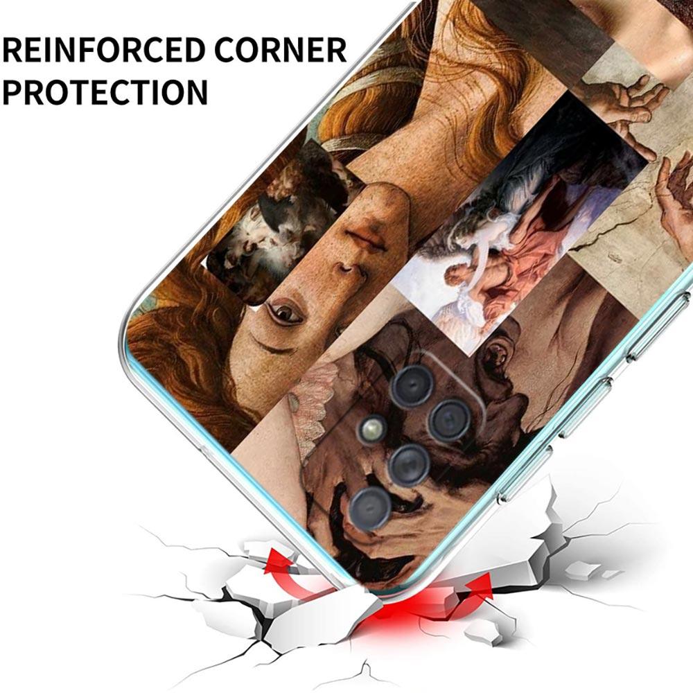 Искусство эпохи Возрождения Чехол для телефона Samsung A51 A71 A21S A12 A11 A31 A41 A01 A03S A22 A13 A33 A73 A53 A52 A32 5G A23