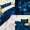Модная технология, постельное белье с 3D цифровой печатью, пододеяльники, наволочки