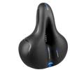 Safety Warning Bike Seat Breathable Bike Saddle Padded Replacement Bicycle Cushion  Men Women