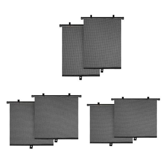 2 шт. автомобильный солнцезащитный козырек на боковое окно для детского роликового транспортного средства с присосками и крючками ПВХ защита от УФ-излучения и конфиденциальность автомобильное оконное покрытие