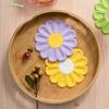 1Pcs Flower Heat Resistant Silicone Mat Drink Cup Coasters Non-slip Pot Holder Table Placemat Kitchen Accessories Coasters Pads