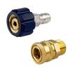 2pcs Quick Connection Pressure Washer Adapter Set Pressure Washer Connector  Car Wash
