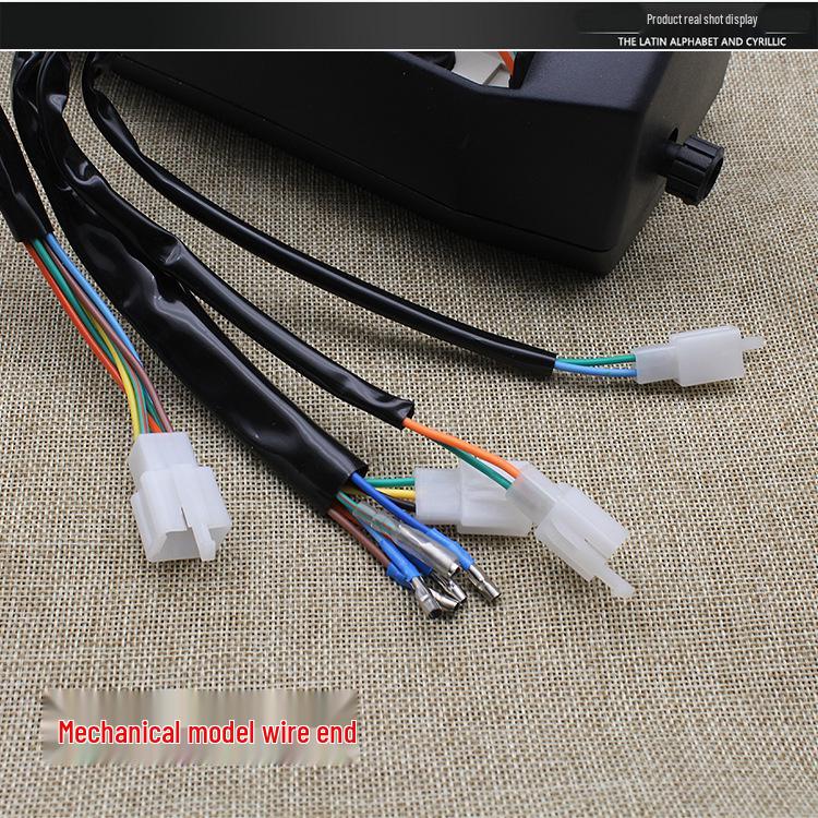 WY125-A-C-F Приборная панель для мотоцикла Wuyang - Механико-электронная, Совместима с указателем уровня масла и одометром