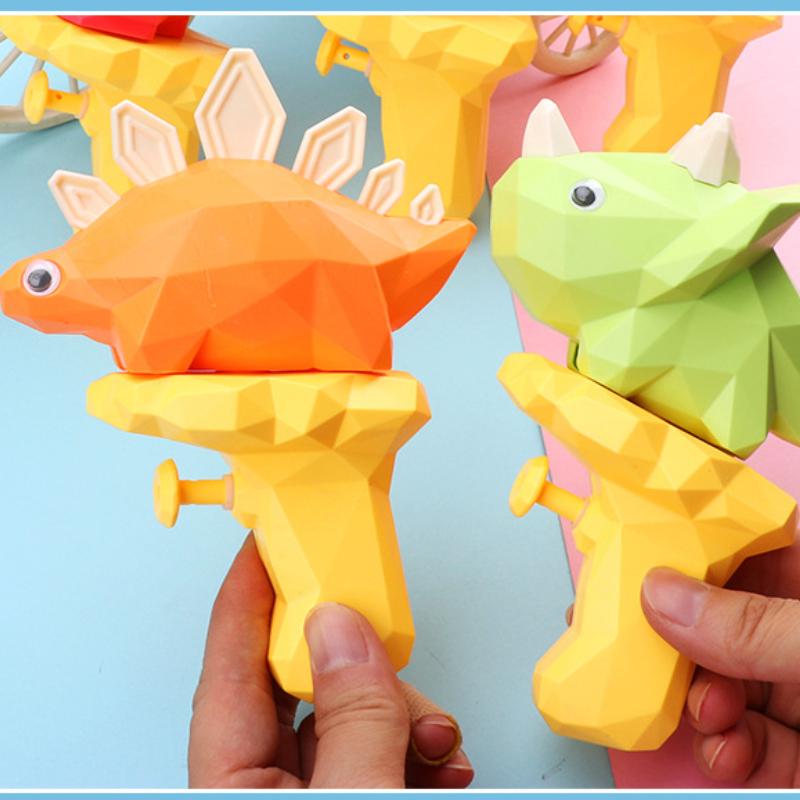 1Pc Cartoon Children's Water Gun Toys Dinosaur Plastic Water Gun Fighting Water Fight Summer Water Fighting Toys Small Water Gun