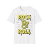 Rock'n'Roll Guitar Tee, Unisex Softstyle T-Shirt, Music Lover Top, Rocker Shirt