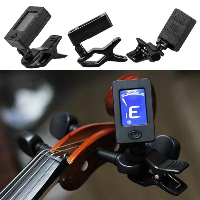 Digital Guitar Tuner with LCD Display for Guitar Bass Violin String Instrument