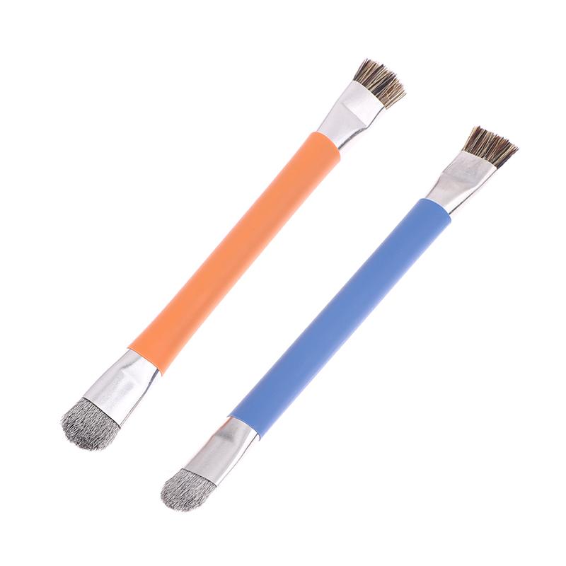 1Pcs Clean Tools Anti-Static ESD Double Headed Brush Hard Brushing Brush Anti-Static Safe Brush For Mobile Motherboard Repair