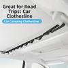 10KG Bearing Capacity Car Clothesline Rope Design Clothes Storage Hanger  Car Interior Use