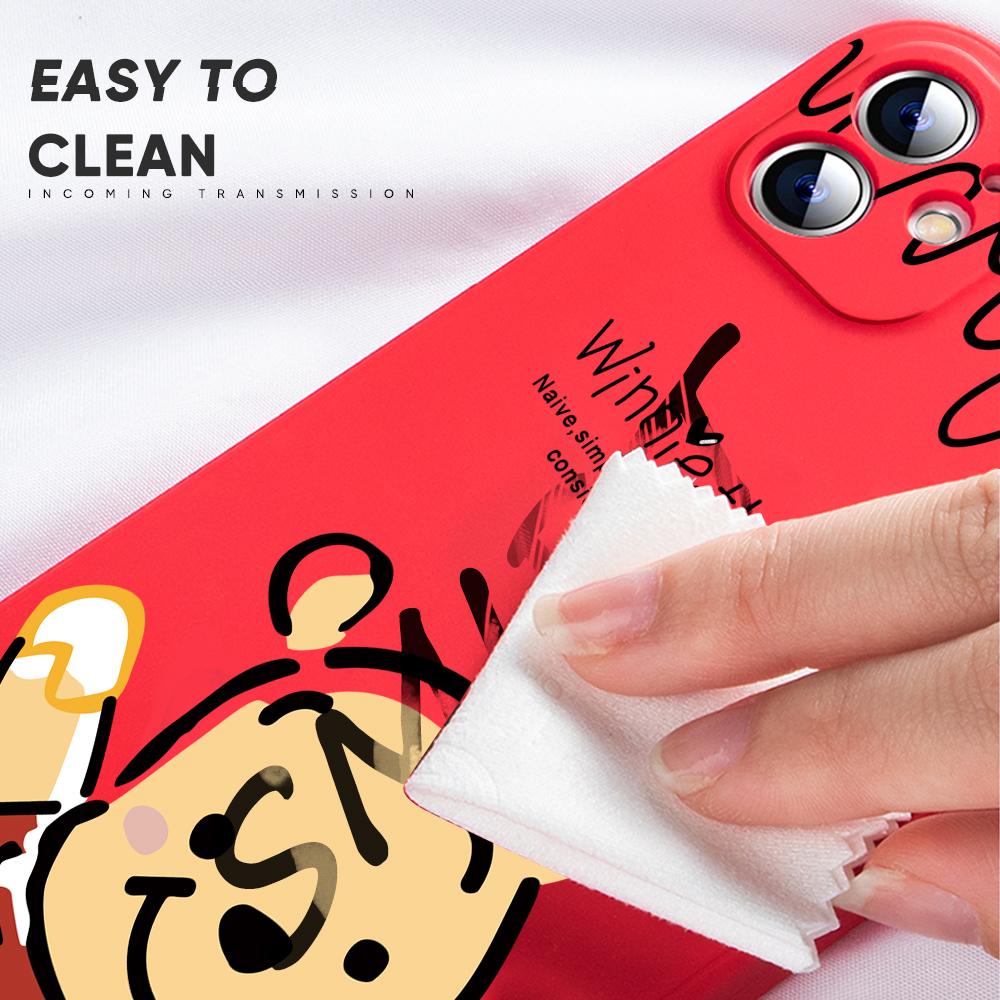 Мультяшный Дисней Винни Пух Медведь с квадратным краем и узором, жидкий силиконовый противоударный чехол для телефона для iPhone OnePlus