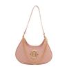 Armpit Bag Retro With Letter Printing Design And Chain Shoulder Strap For Daily
