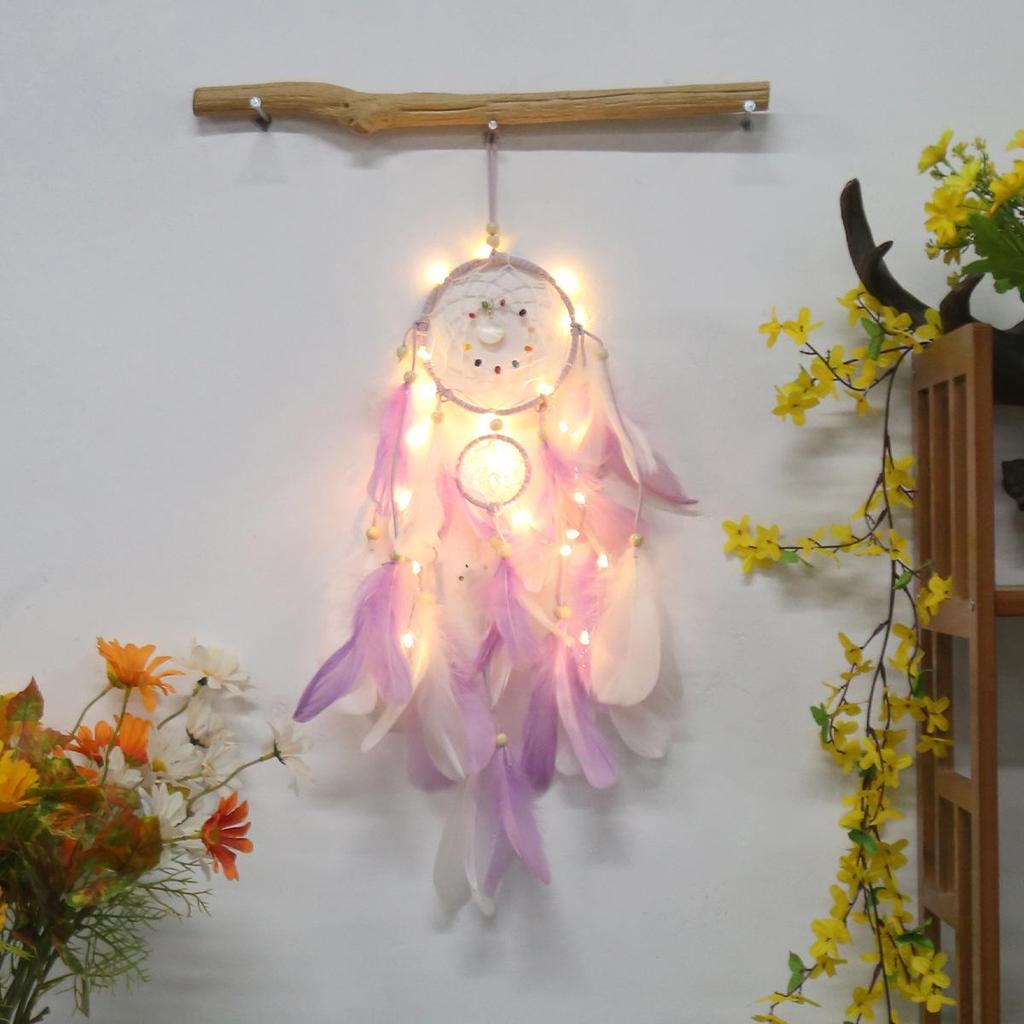 Три жизни три мира Ловец снов Перо Настенный подвесной кулон - Идеальный подарок для детей и студентов