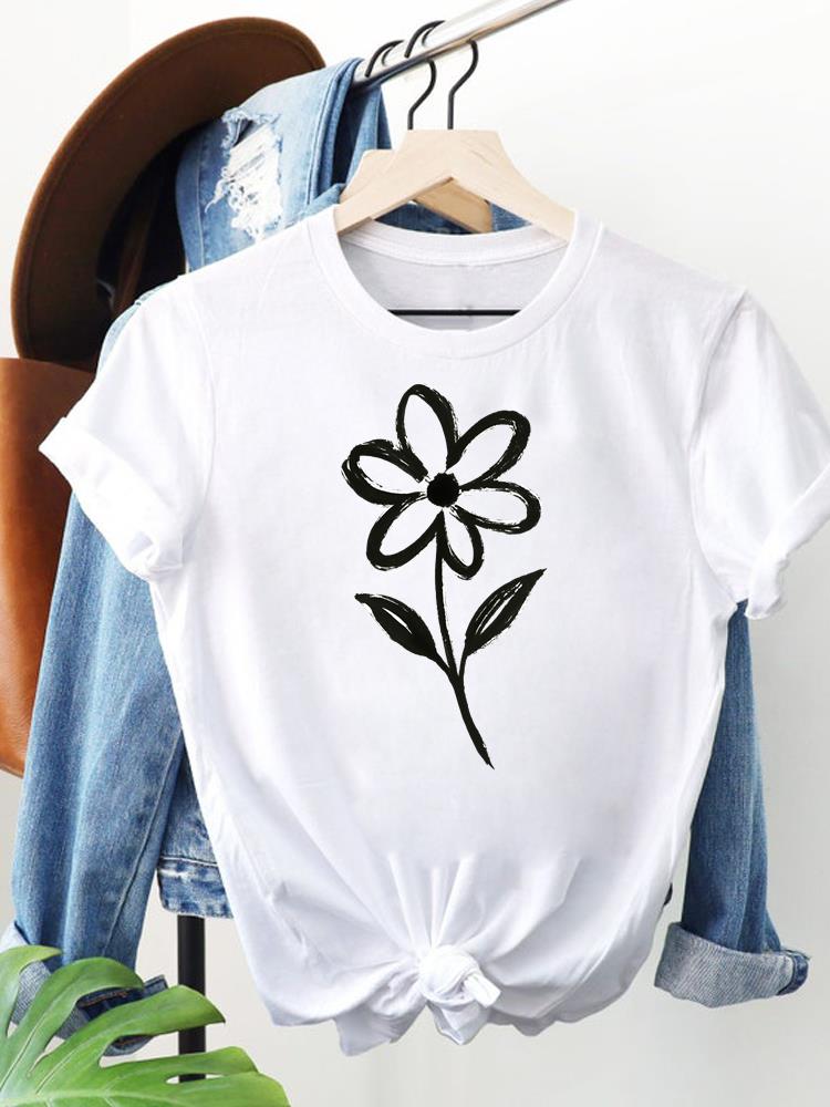 (Азиатский размер) леопардовый стиль letter Women Clothing Футболка с коротким рукавом Модная футболка Топ Женская с принтом Женские графические футболки