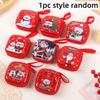 Gifts Cartoon Christmas Coin Purse Tin Box Santa Claus Phone Keychain Pendant Snowman Cartoon Storage Box Christmas