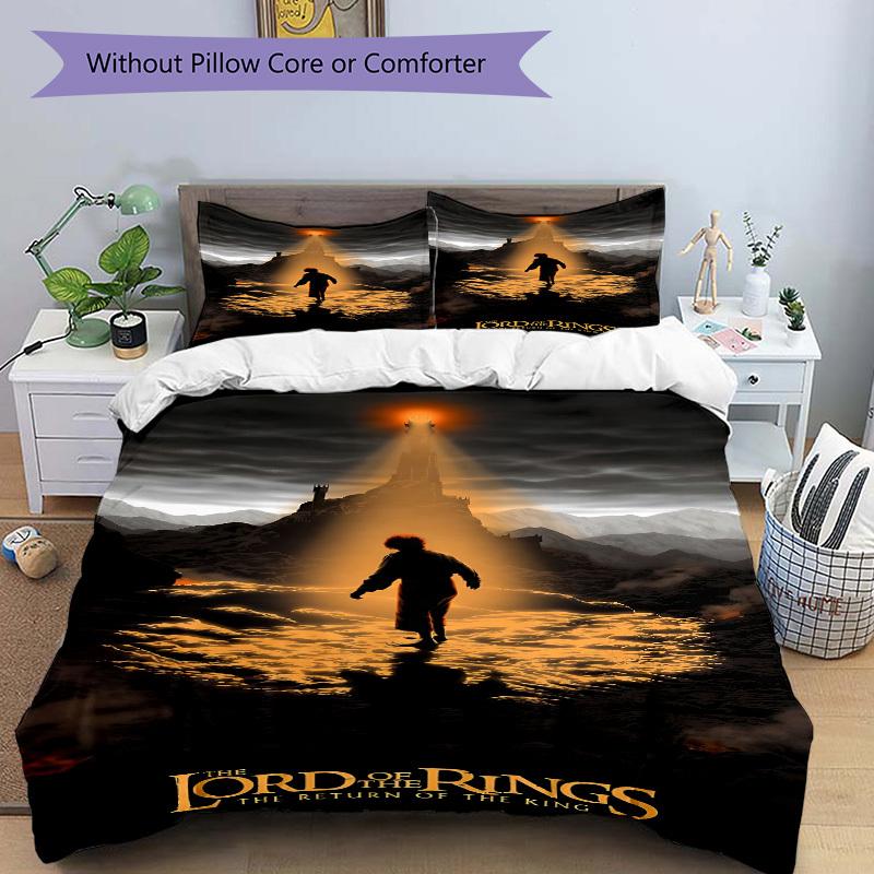 3pcs The Lord of the Rings Duvet Cover Set (1 Duvet Cover + 2 Pillowcases, No Core) - Comfortable, And Breathable Bedroom Decoration yy251104043