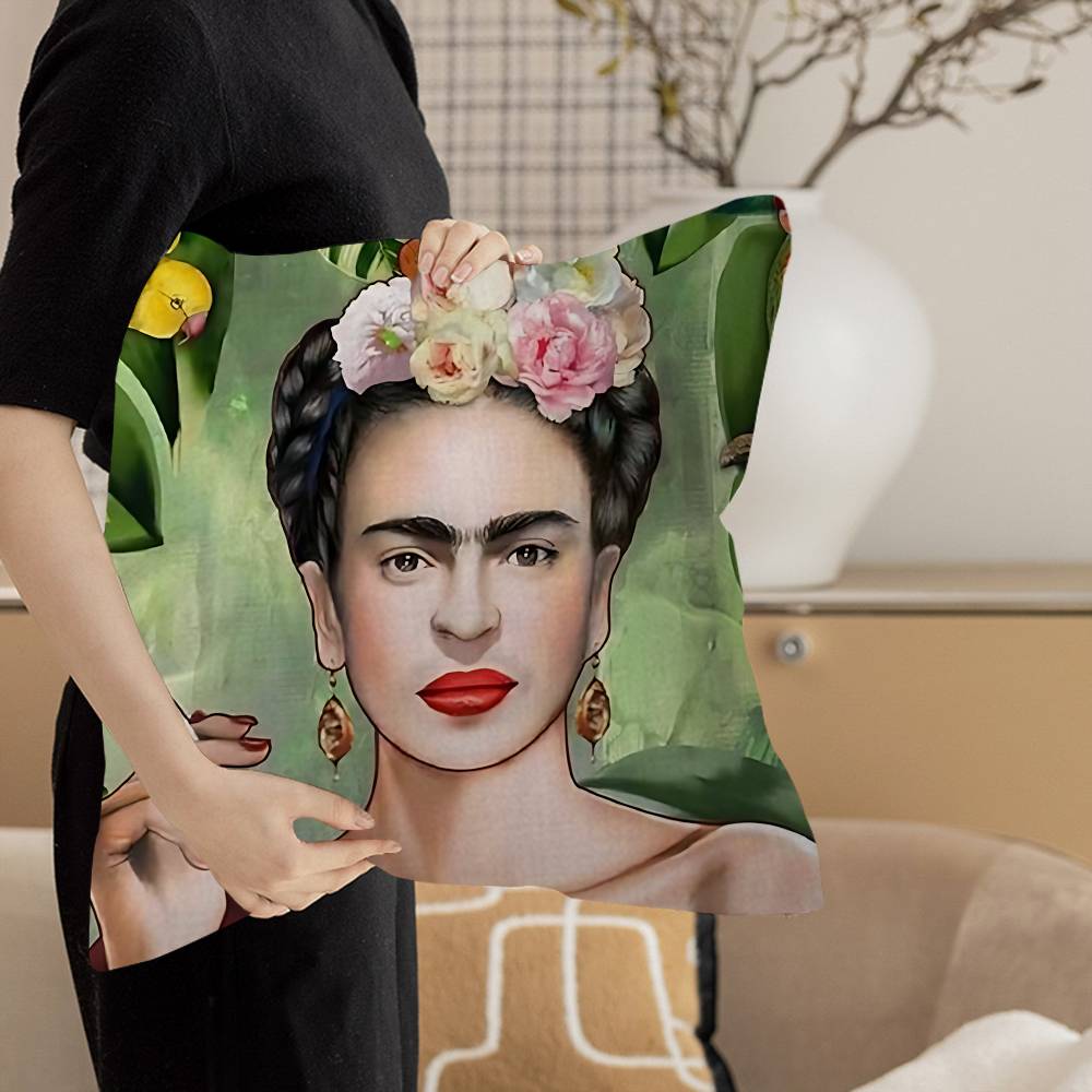 Artist FFrida KKahlo Cushion Cover Car Throw Pillow Case For Sofa Car Christmas Gift xcm xcm