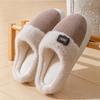 Cotton Shoes Women's Outer Wear Non-slip Thick-soled Plush Winter Cotton Slippers Household Warm and Velvet Home Slippers