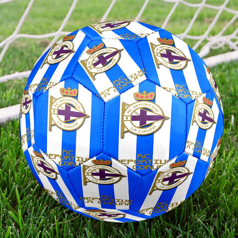 Футбольные мячи Deportivo Football Размер 5, Противоскользящий, Защитный футбольный мяч, Для занятий спортом на открытом воздухе, Уникальный подарок, Подходящий для него/нее, Дни рождения