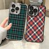 Мягкий чехол для телефона с узором в клетку тартана клана Стюарт для iPhone 15 16 17 Air 14 Pro Max 16E Plus 13 12 Mini, с покрытием, противоударный Funda