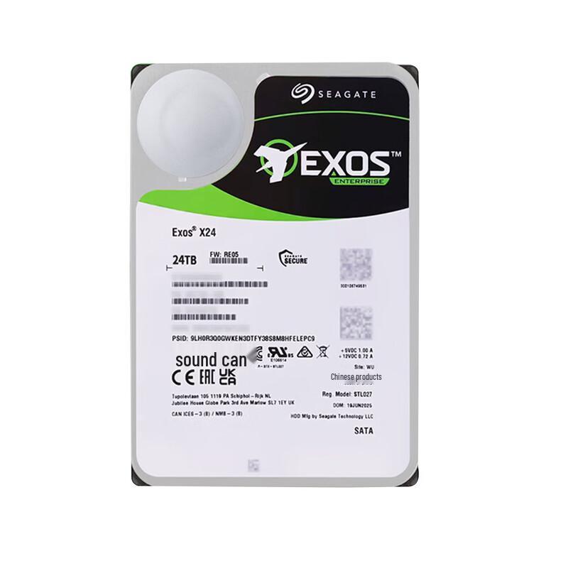 Seagate Exos X24 24TB Enterprise Hard Drive