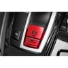 Fit For BMW X5 X6 F15 2014-2018 Red Aluminum Electronic Handbrake Cover Trim 2PC