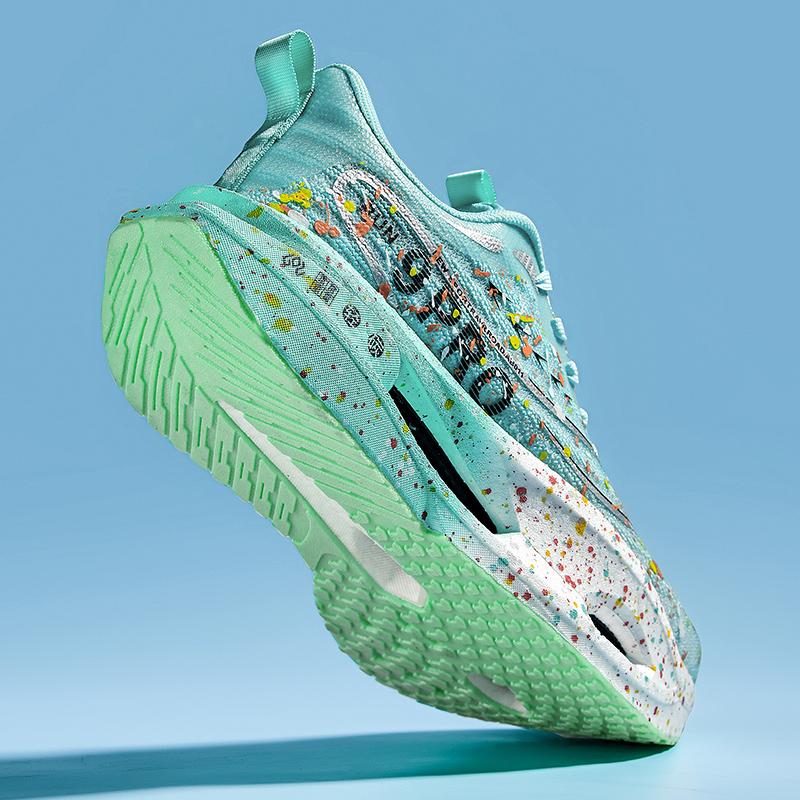 Мужские кроссовки с амортизацией Cool Glow in the Dark, на шнуровке, легкие, противоскользящие, для бега. Женские осенние спортивные кроссовки