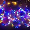 300LED 3x3 метра гирлянды для штор USB 8-режимная сказочная лампа с дистанционным управлением