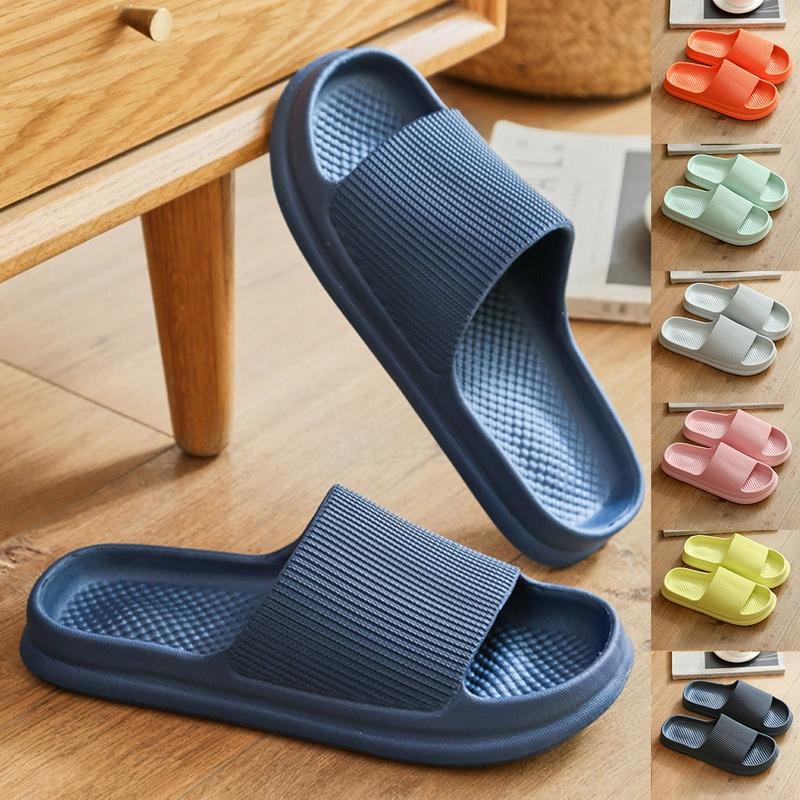Заказ домашних тапочек на два размера больше. Летняя спальня, бесшумная пара, ванная комната, купание, нескользящие женские сандалии и тапочки с мягкой подошвой.