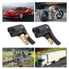 Double Head Air Chuck Adapter for Tire Inflator Quick Connection Easy Air Release Quick Inflation In Outdoor Adventures