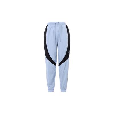Colorblock Stripe Print Drawstring Knit Sweatpants Men Bottoms Blue FN5851-436