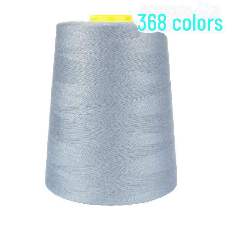 402 High-Speed Polyester Sewing Thread, 8000 Yards, Black & White for Industrial Sewing Machines