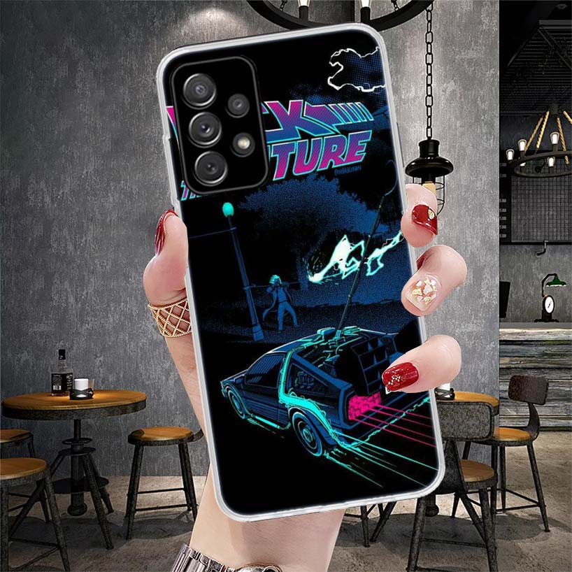 Back To The Future Time Machine Soft Phone Case For Samsung Galaxy S22 S23 S24 S25 Edge S26 Ultra S20 FE S21 Plus + Fundas Coque