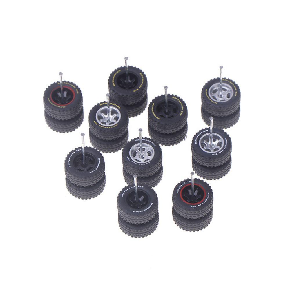 1Set Plastic Remote Control Car Modified Tires Diameter 14*5.5mm Diecast Alloy Car Hub
