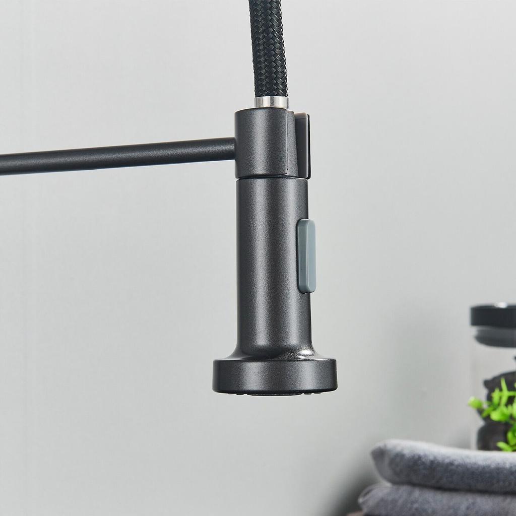 Выдвижной смеситель для кухни с распылителем, смеситель с одной ручкой