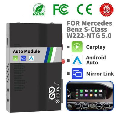 Беспроводной автомобильный комплект CarPlay Android Auto, совместимый с Mirror-Link для Mercedes Benz S-Class W222 NTG 5.0 System 2014-2017