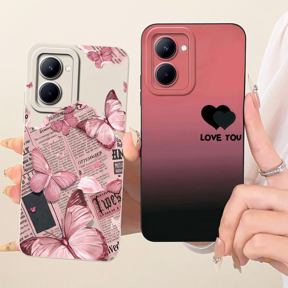 Для Realme C33 4G Чехол Крутой Чехол с Рисунком Совы и Дракона Мягкий Матовый Чехол из ТПУ Для Realme C31 C 33 RealmeC31 RealmeC33 2023 Сумки