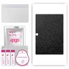 apgo Skin Sticker Film Foil Vinyl for the BACK Compatible with Lenovo Tab3 10, Scratch-resistant, Easy To Install - Black Honeycomb
