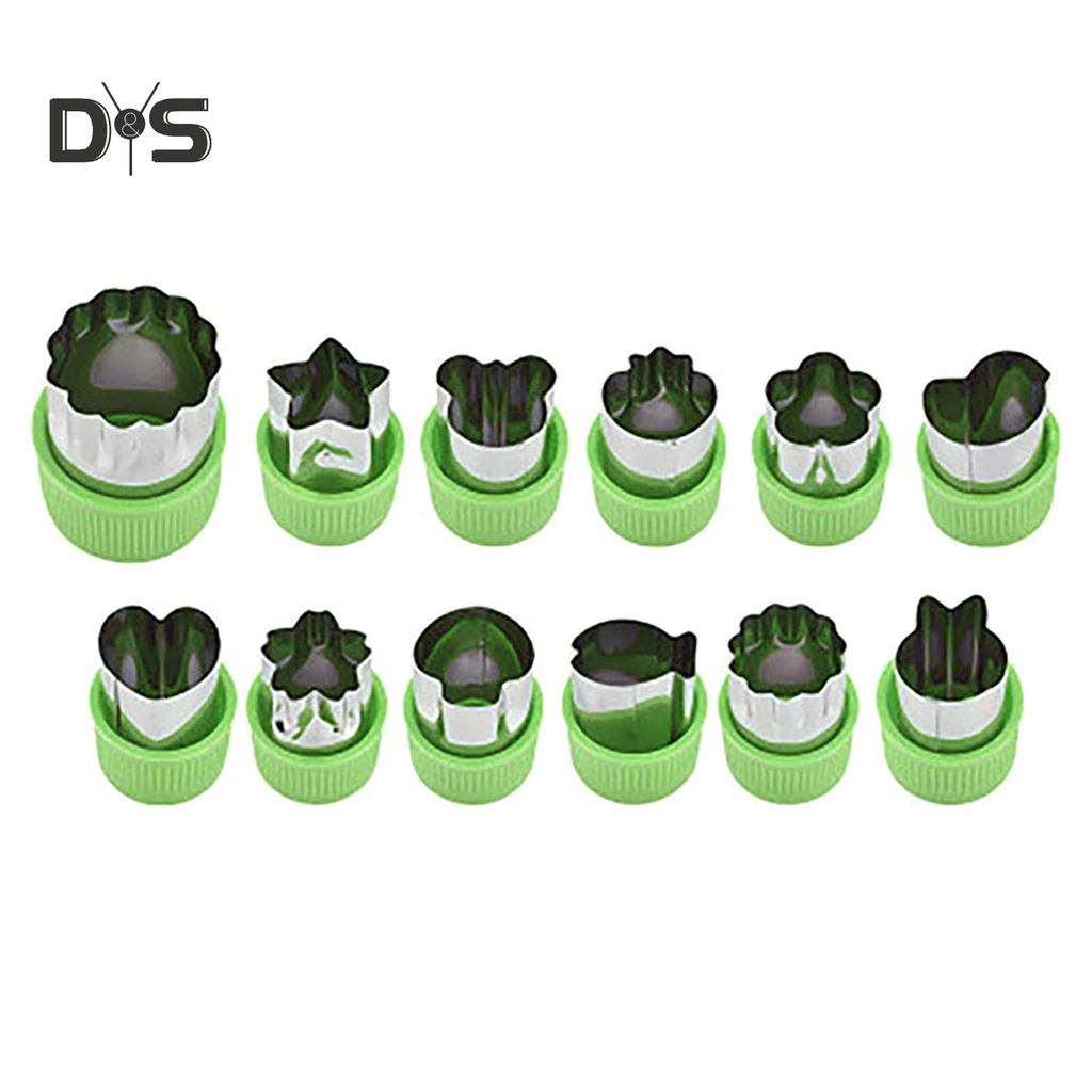 SW 12 шт./компл. кухонный инструмент, резак, форма для резки торта, овощей, фруктов, набор для резки «сделай сам»