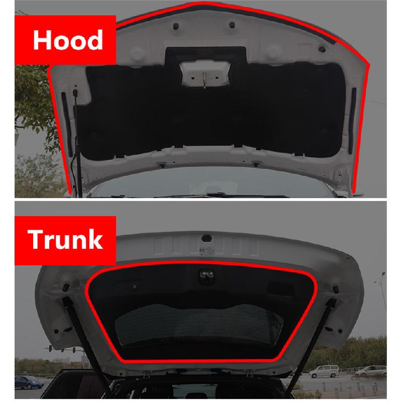 Новая черная резиновая уплотнительная лента для стойки двери автомобиля, закрывающий край уплотнитель погоды, большой O-U-образный тип 5 м