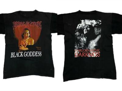 Двусторонняя футболка группы Cradle of Filth Унисекс Хлопковая рубашка BS640 Унисекс Футболка