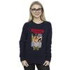 Netflix Womens/Ladies Stranger Things Christmas Poster Sweatshirt